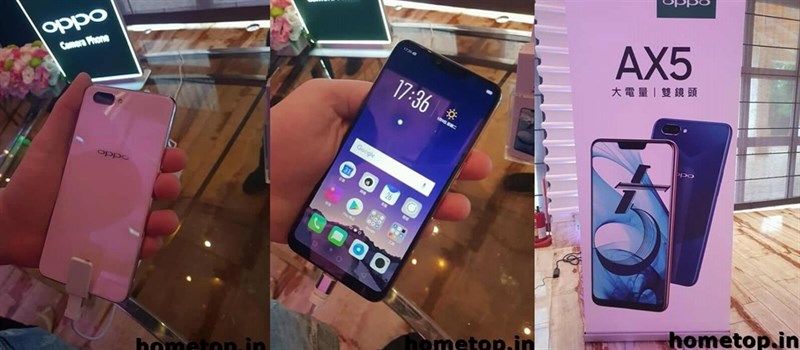 OPPO AX5 lộ ảnh thực tế kèm cấu hình, giá bán
