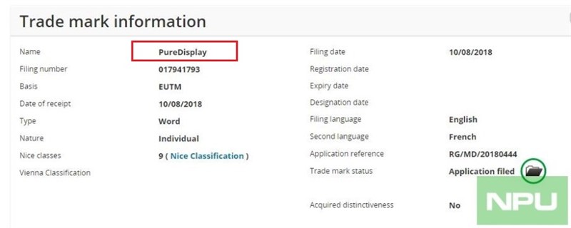 HMD đăng ký nhãn hiệu PureDisplay & Face Unlock, dành cho Nokia 9? HMD đăng ký nhãn hiệu PureDisplay & Face Unlock, dành cho Nokia 9?