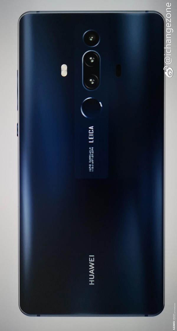 Hình ảnh render về Mate 20