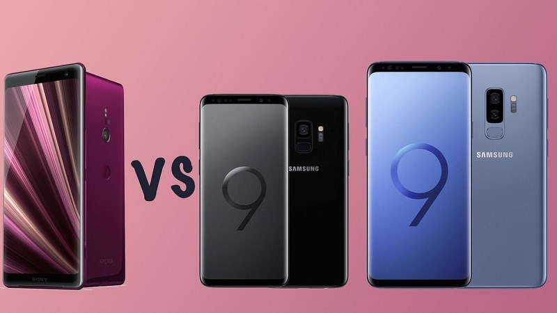 So sánh siêu phẩm Xperia XZ3 với Galaxy S9 và S9+