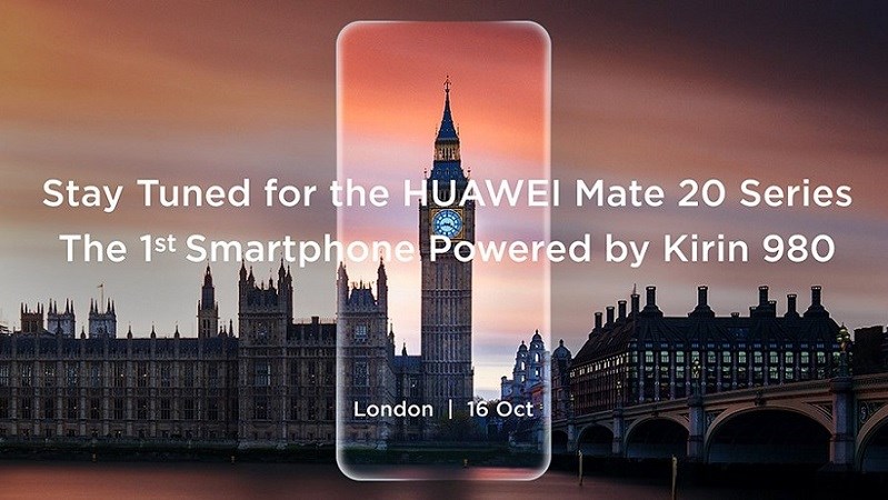 Chính thức: Huawei Mate 20/Mate 20 Pro sẽ ra mắt vào ngày 16/10