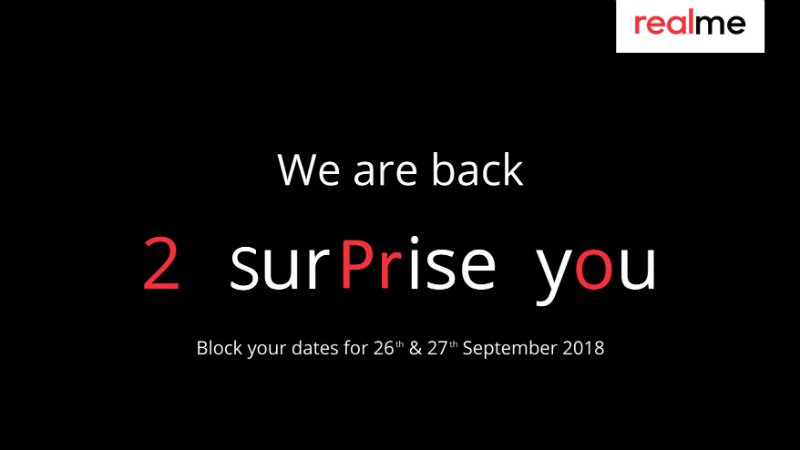 Realme gửi lời mời sự kiện 26 và 27/9, có thể ra mắt Realme 2 Pro Realme gửi lời mời sự kiện 26 và 27/9, có thể ra mắt Realme 2 Pro