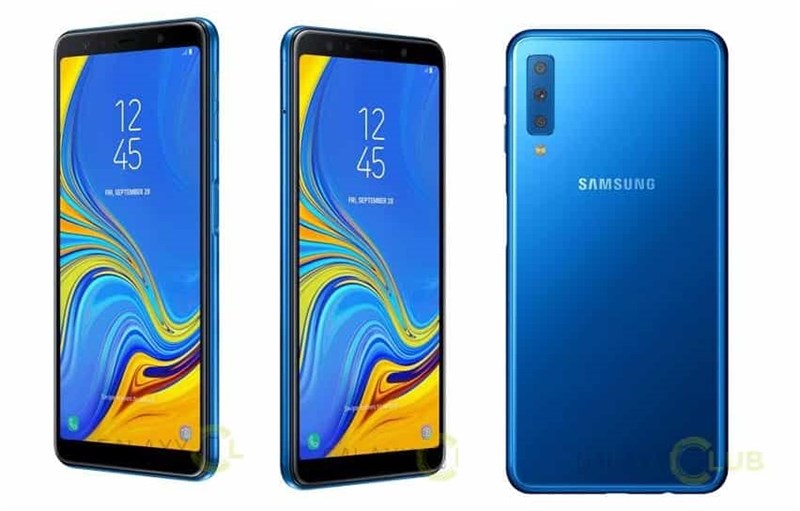 Galaxy A7 (2018) lộ ảnh báo chí với 3 camera mặt sau