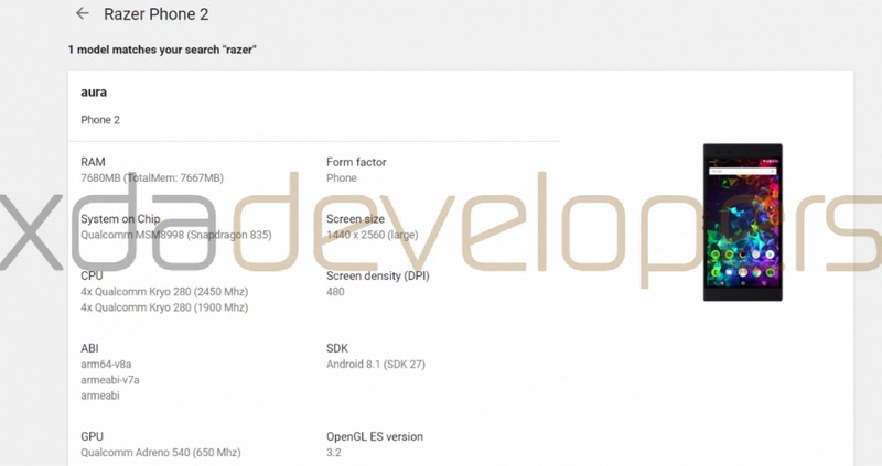 Sau tất cả, Razer Phone 2 chỉ dùng chip Snapdragon 835