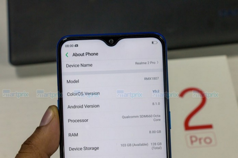 Realme 2 Pro lộ ảnh thực tế, xác nhận có RAM 8GB, ROM 128GB