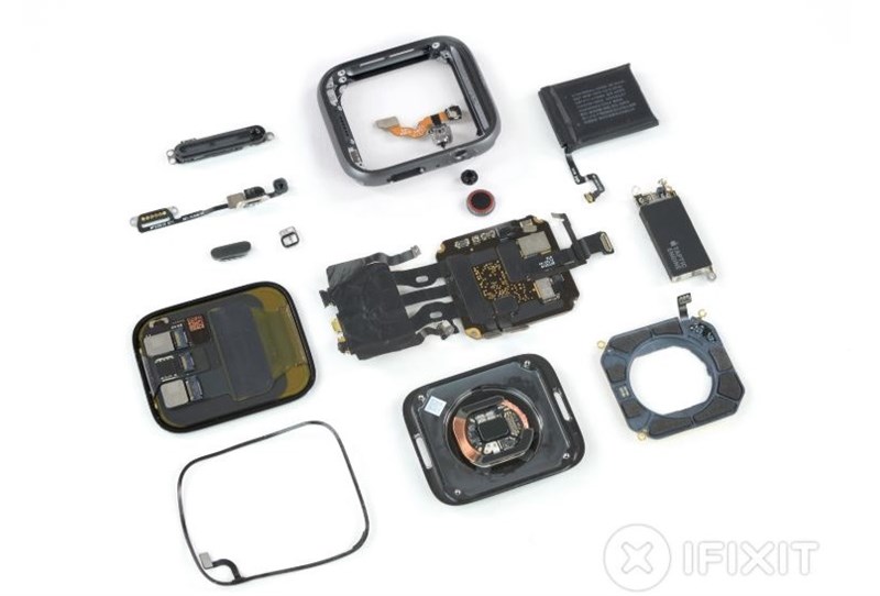 Apple Watch Series 4 lên bàn mổ: Pin lớn hơn, sắp xếp tinh tế hơn Apple Watch Series 4 lên bàn mổ: Pin lớn hơn, sắp xếp tinh tế hơn