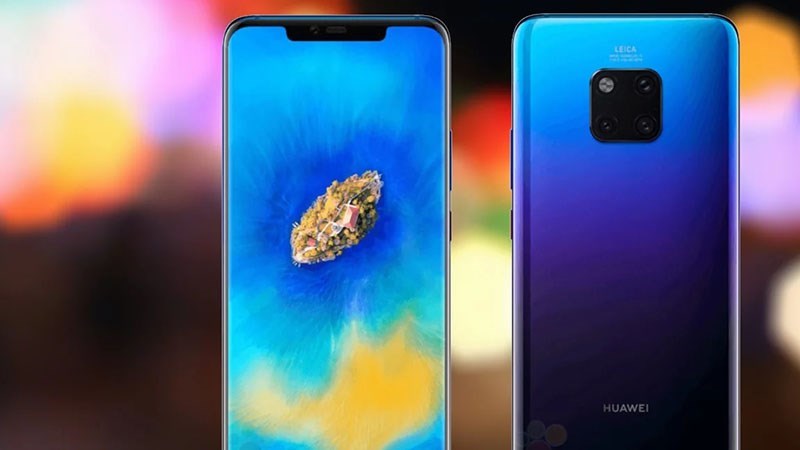 Huawei Mate 20 Pro bản màu xanh dương xuất hiện trên tàu điện ngầm