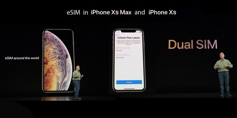 Apple sử dụng eSIM trên iPhone Xs và iPhone Xs Max Apple sử dụng eSIM trên iPhone Xs và iPhone Xs Max