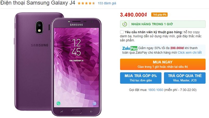 Galaxy J4 Galaxy J4