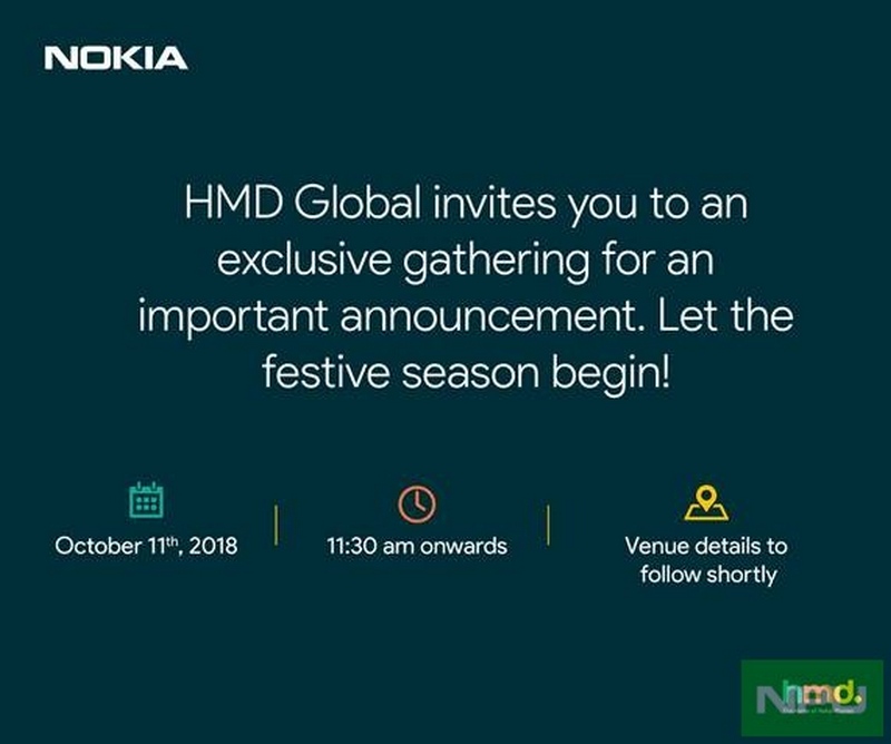 HMD gửi lời mời sự kiện ra mắt smartphone Nokia mới vào ngày 11/10 HMD gửi lời mời sự kiện ra mắt smartphone Nokia mới vào ngày 11/10