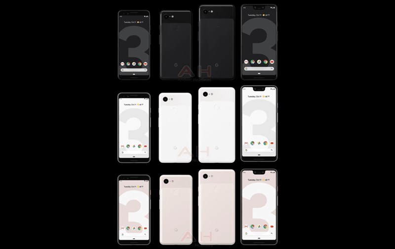 Google Pixel 3 và Pixel 3 XL phiên bản màu đen Google Pixel 3 và Pixel 3 XL phiên bản màu đen