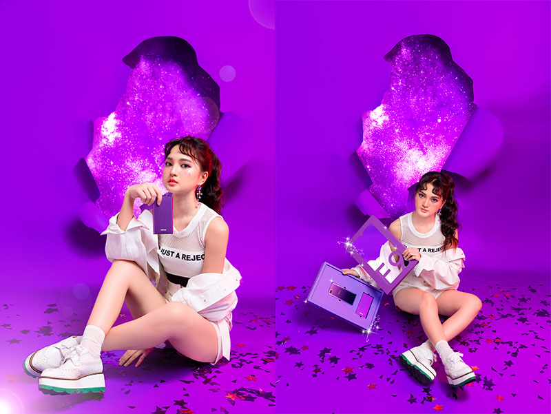OPPO F9 Tím Tinh Tú OPPO F9 Tím Tinh Tú