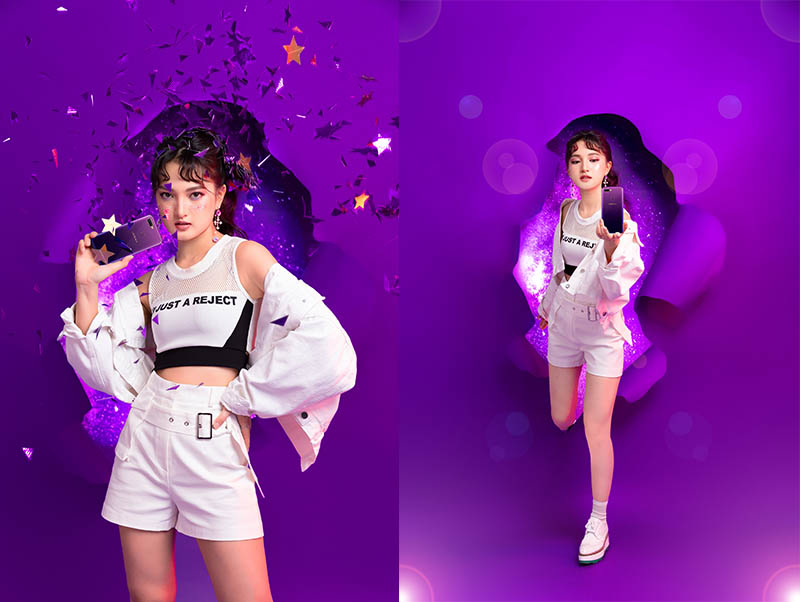 OPPO F9 Tím Tinh Tú OPPO F9 Tím Tinh Tú