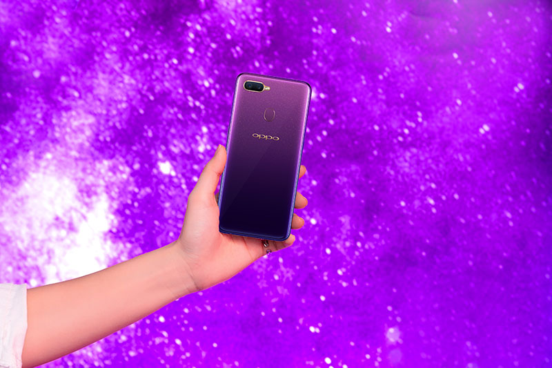 OPPO F9 Tím Tinh Tú OPPO F9 Tím Tinh Tú