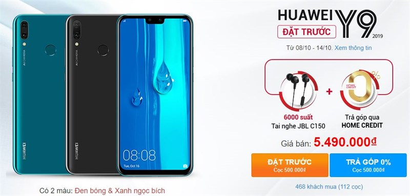 Huawei Y9 2019 đã có hàng tại siêu thị, mời bạn đến trải nghiệm Huawei Y9 2019 đã có hàng tại siêu thị, mời bạn đến trải nghiệm