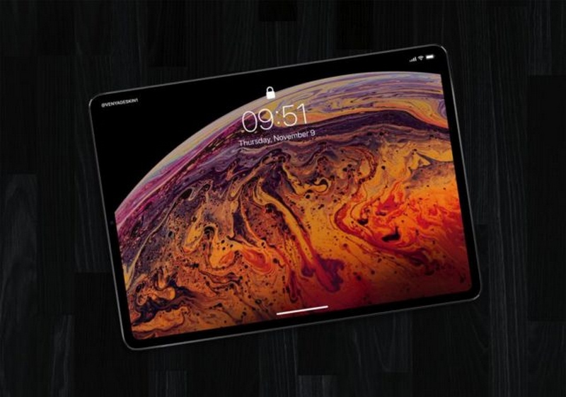 iPad Pro 2018 lộ ảnh render mới với màn hình tràn cạnh, không “tai thỏ”