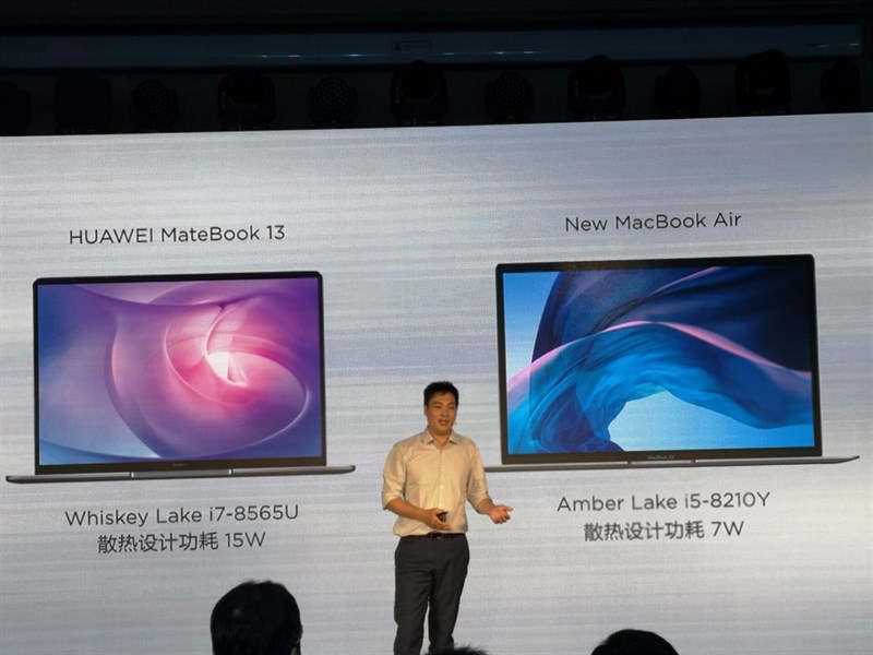 Huawei Matebook 13 được trang bị bộ xử lý Intel Whiskey Laek Core i7-8565U 15W Huawei Matebook 13 được trang bị bộ xử lý Intel Whiskey Laek Core i7-8565U 15W