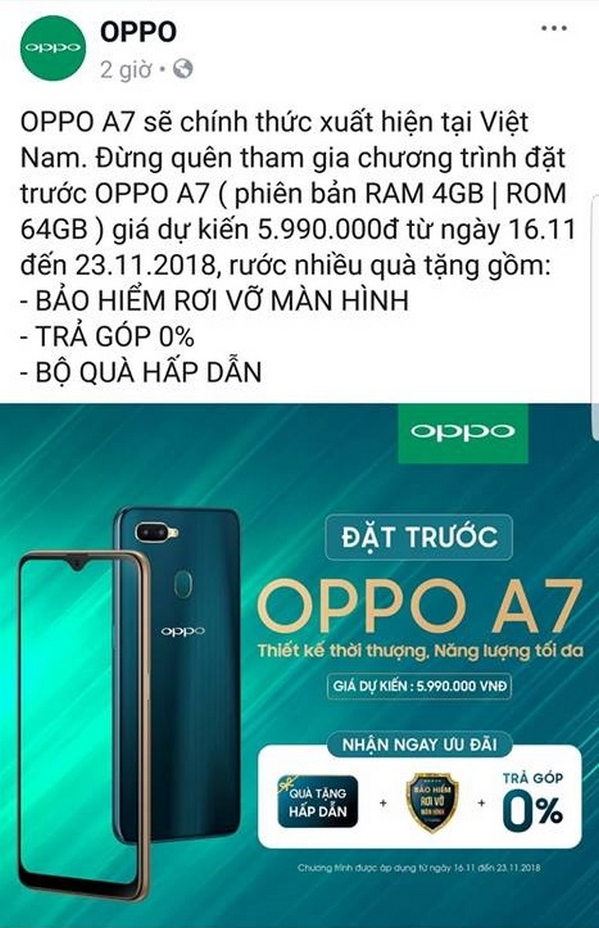 OPPO A7 OPPO A7