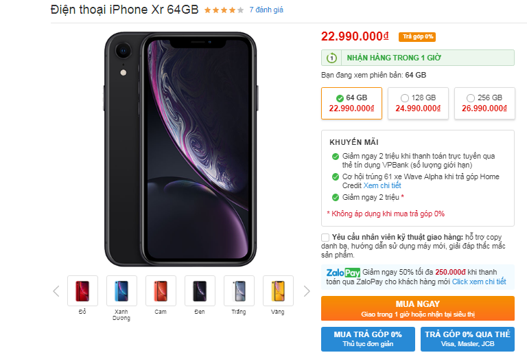 Giảm 2 triệu qua thẻ Giảm 2 triệu qua thẻ