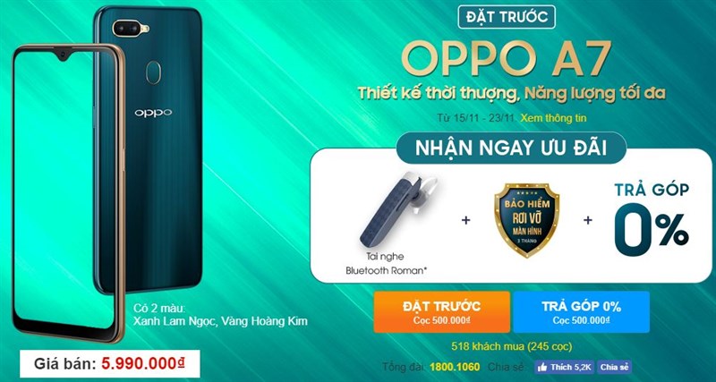 7 lý do chọn mua OPPO A7 ngay và luôn 7 lý do chọn mua OPPO A7 ngay và luôn