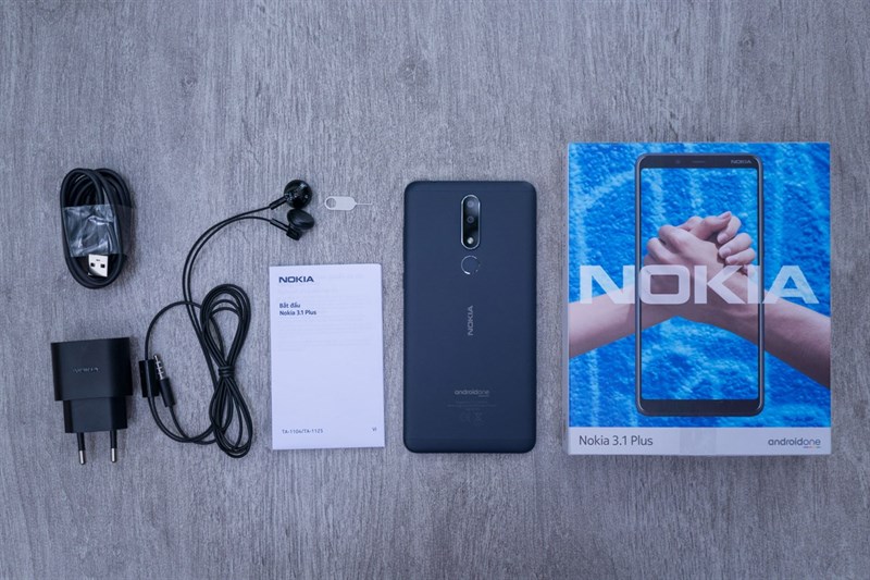 Mở hộp Nokia 3.1 Plus