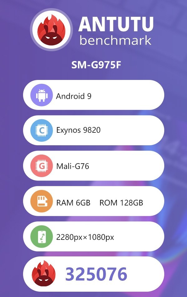 Galaxy S10+ chip Exynos 9820 lần đầu lộ điểm số sức mạnh trên AnTuTu