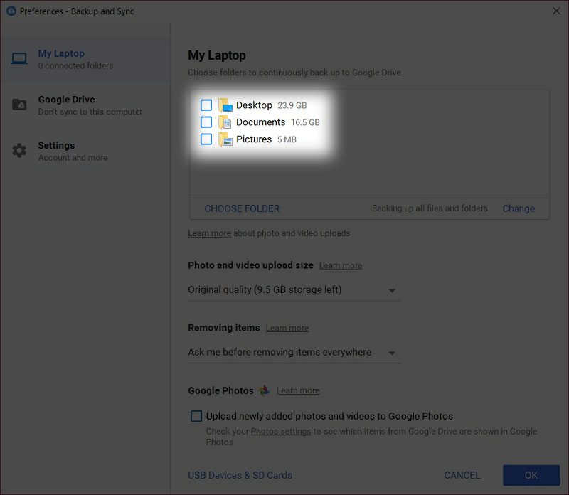 Cách tạo thư mục tự động đồng bộ lên Google Drive Cách tạo thư mục tự động đồng bộ lên Google Drive