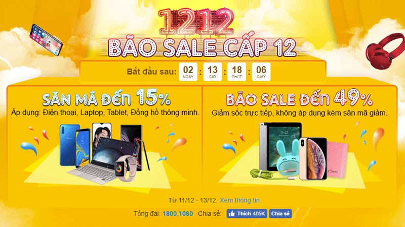 sale ngày đẹp 12/12