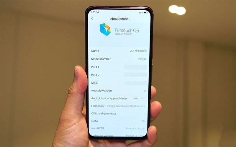 Vivo NEX Dual Display Edition được cài sẵn Android 9.0 Pie với giao diện Funtouch OS 4.5 Vivo NEX Dual Display Edition được cài sẵn Android 9.0 Pie với giao diện Funtouch OS 4.5