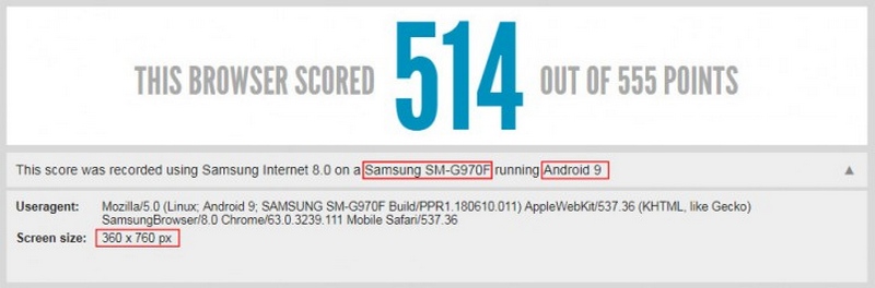 Samsung Galaxy S10 Lite và S10 Plus xuất hiện trên trang web HTML5Test