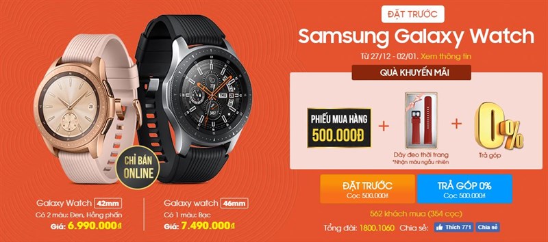 Đồng hồ thông minh Galaxy Watch đã có hàng trải nghiệm, mời bạn tới xem Đồng hồ thông minh Galaxy Watch đã có hàng trải nghiệm, mời bạn tới xem