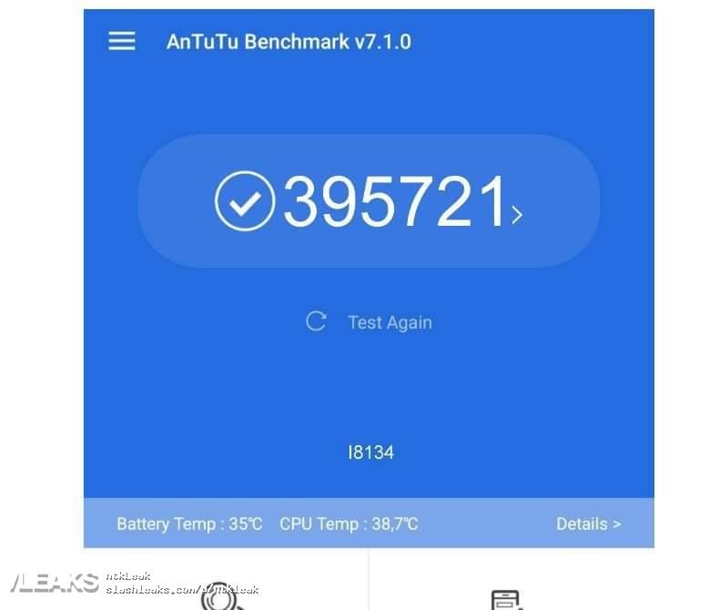 Sony Xperia XZ4 ghi được 395.721 điểm trên AnTuTu benchmark