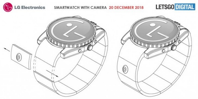 Xuất hiện bằng sáng chế đồng hồ thông minh LG tích hợp camera Xuất hiện bằng sáng chế đồng hồ thông minh LG tích hợp camera