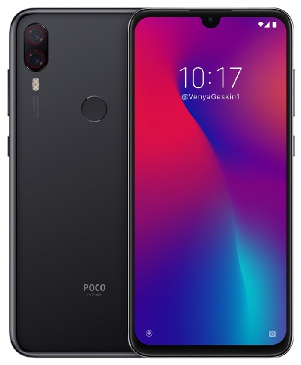 Xuất hiện render Pocophone F2 với thiết kế đẹp hơn thế hệ trước