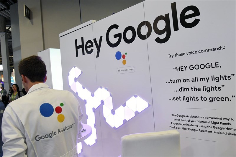 Nhân viên Google tại CES 2018