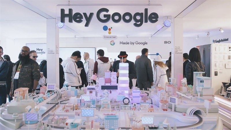 Gian hàng của Google tại CES 2018