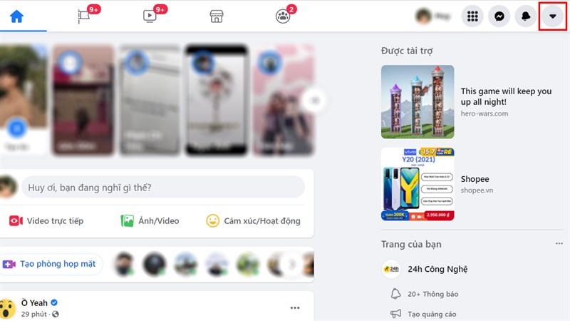 Cách chuyển Facebook thành nền đen-6 Cách chuyển Facebook thành nền đen-6