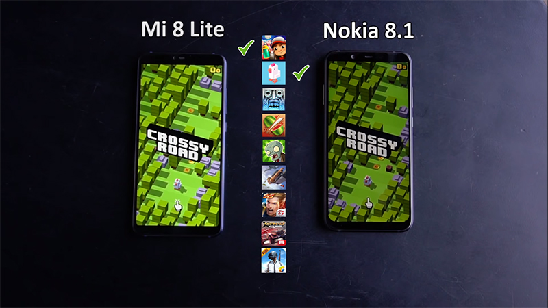 Nokia 8.1 vs Xiaomi Mi 8 Lite