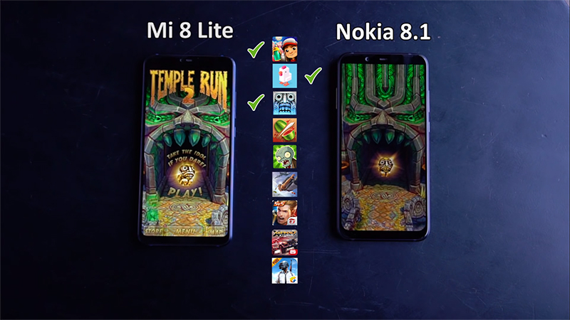 Nokia 8.1 vs Xiaomi Mi 8 Lite