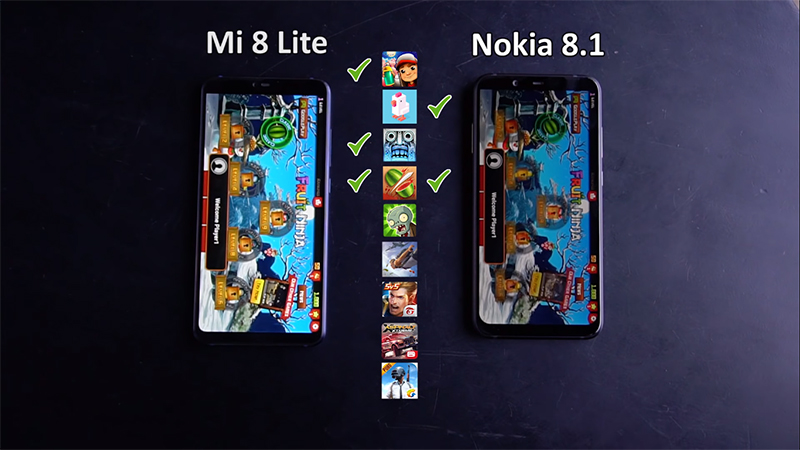 Nokia 8.1 vs Xiaomi Mi 8 Lite