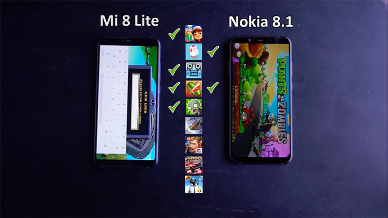 Nokia 8.1 vs Xiaomi Mi 8 Lite