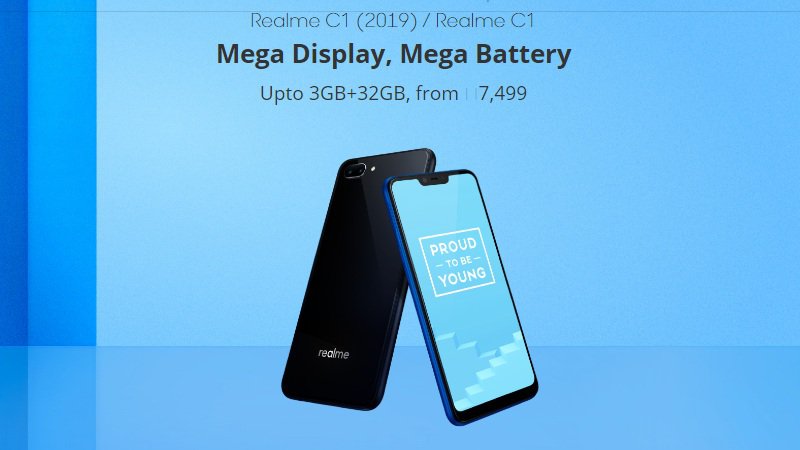 Realme C1 2019 ra mắt: RAM 3 GB, ROM 32 GB, giá 2.7 triệu đồng Realme C1 2019 ra mắt: RAM 3 GB, ROM 32 GB, giá 2.7 triệu đồng