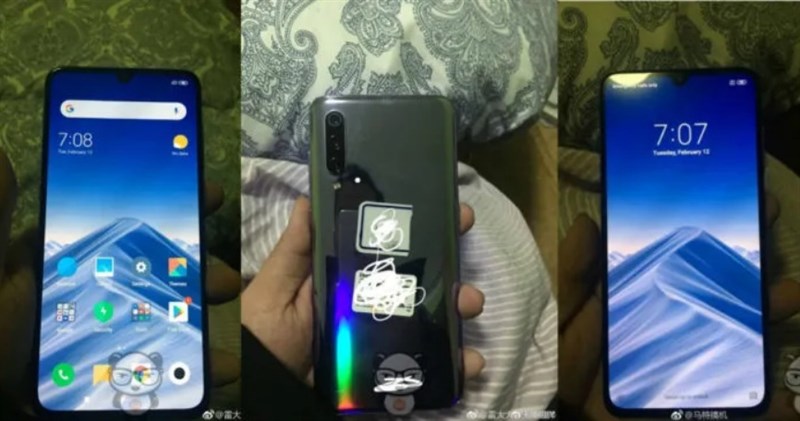 Xiaomi Mi 9 lộ ảnh thực tế với màn hình giọt nước, 3 camera sau Xiaomi Mi 9 lộ ảnh thực tế với màn hình giọt nước, 3 camera sau