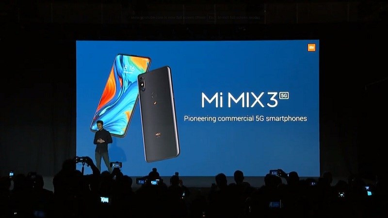 MWC 2019: Xiaomi Mi MIX 3 phiên bản 5G dùng chip Snapdragon 855 ra mát