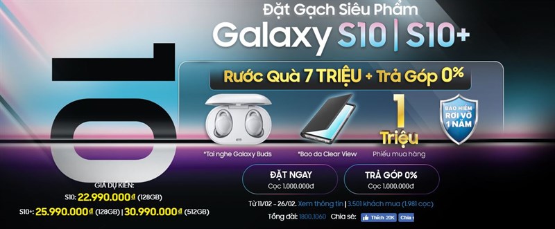 Siêu phẩm Galaxy S10, Galaxy S10+ đã có hàng ở siêu thị, mời bạn đến trải nghiệm Siêu phẩm Galaxy S10, Galaxy S10+ đã có hàng ở siêu thị, mời bạn đến trải nghiệm