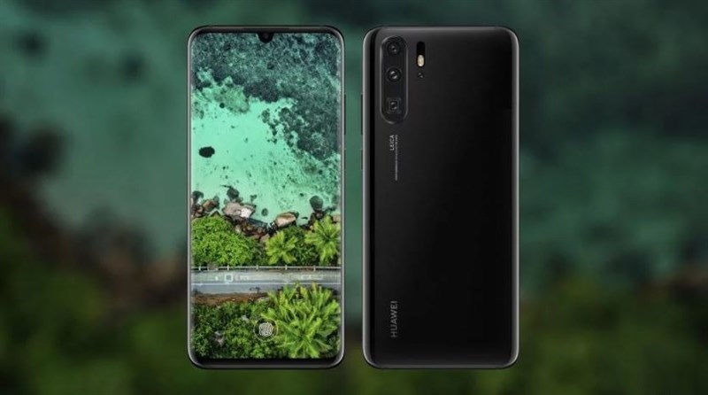 Huawei P30 và P30 Pro lộ nhiều ảnh render sắc nét: Màn hình cong 3D, 3 camera