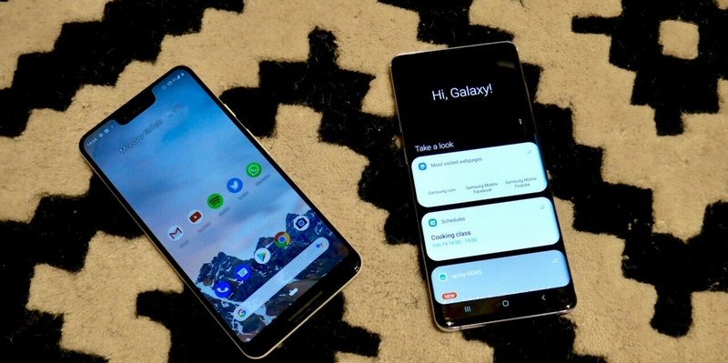 Galaxy S10+ và Google Pixel 3 XL Galaxy S10+ và Google Pixel 3 XL