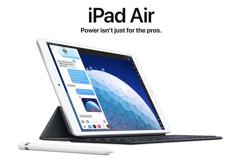 Apple ra mắt iPad Air 10.5 inch mới và iPad Mini 5: Chip Apple A12, hỗ trợ Pencil Apple ra mắt iPad Air 10.5 inch mới và iPad Mini 5: Chip Apple A12, hỗ trợ Pencil