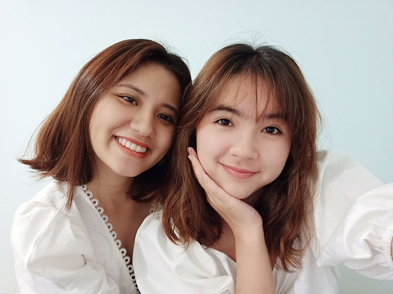 selfie bằng camera vivo v15