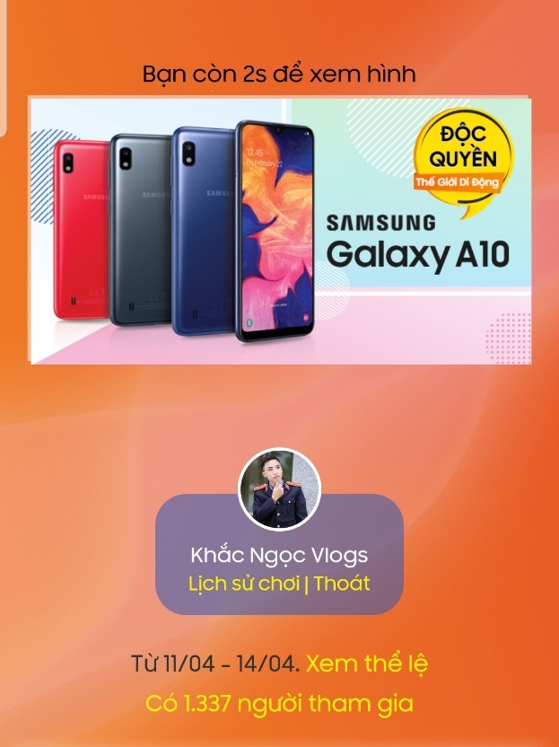 Chơi game Galaxy A10 Chơi game Galaxy A10